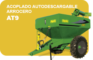 Acoplado autodescargable arrocero AT9